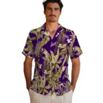 James Madison Dukes Hawaiian Shirt – Palm Leaves