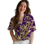 James Madison Dukes Hawaiian Shirt – Palm Leaves