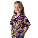 James Madison Dukes Hawaiian Shirt – Palm Leaves