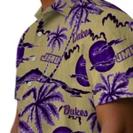 James Madison Dukes Hawaiian Shirt – Palm Sunset