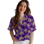 James Madison Dukes Hawaiian Shirt – Palm Tree Motif