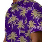 James Madison Dukes Hawaiian Shirt – Palm Tree Motif