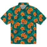 Kansas City Chiefs Hawaiian Shirt – Hibiscus and Palm Leaves
