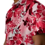 Kansas City Chiefs Hawaiian Shirt – Hibiscus Arrangement