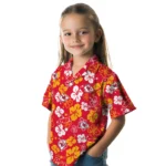 Kansas City Chiefs Hawaiian Shirt – Hibiscus Flower Design