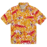 Kansas City Chiefs Hawaiian Shirt – Hibiscus Overlay