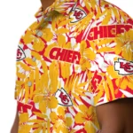 Kansas City Chiefs Hawaiian Shirt – Hibiscus Overlay