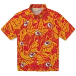 Kansas City Chiefs Hawaiian Shirt – Monstera Layer