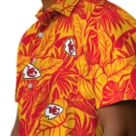 Kansas City Chiefs Hawaiian Shirt – Monstera Layer