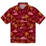 Kansas City Chiefs Hawaiian Shirt – Palm And Clouds