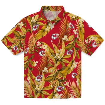 kansas city chiefs palm leaves red hawaiian shirts best selling