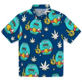 kansas city royals bong smile royal blue hawaiian shirts best selling
