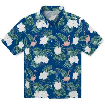 kansas city royals flamingo palms royal blue hawaiian shirts best selling