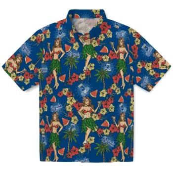 kansas city royals hawaiian girls design royal blue hawaiian shirts best selling