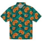 Kansas City Royals Hawaiian Shirt – Hibiscus and Palm Leaves