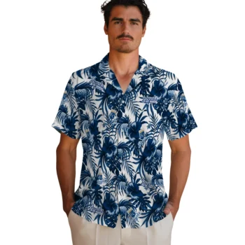 kansas city royals hibiscus exotic royal blue hawaiian shirts fashion forward