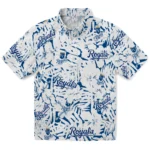 Kansas City Royals Hawaiian Shirt – Hibiscus Overlay