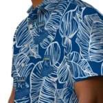 Kansas City Royals Hawaiian Shirt – Leaf Outline