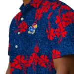 Kansas Jayhawks Hawaiian Shirt – 50th State Flower