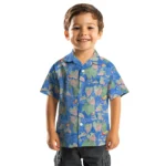 Kansas Jayhawks Hawaiian Shirt – Anthurium Overlay