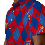 Kansas Jayhawks Hawaiian Shirt – Golfing Plaid