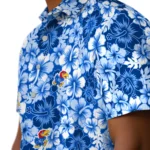 Kansas Jayhawks Hawaiian Shirt – Hibiscus Blooms