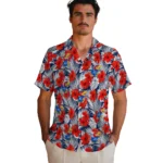 Kansas Jayhawks Hawaiian Shirt – Hibiscus Fiesta