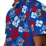 Kansas Jayhawks Hawaiian Shirt – Hibiscus Flower Design