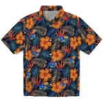 Kansas Jayhawks Hawaiian Shirt – Hibiscus Foliage