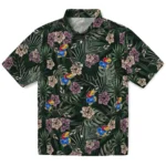 Kansas Jayhawks Hawaiian Shirt – Hibiscus Leaves Pattern