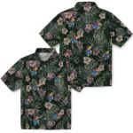 Kansas Jayhawks Hawaiian Shirt – Hibiscus Leaves Pattern