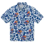 Kansas Jayhawks Hawaiian Shirt – Hibiscus Motif