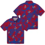 Kansas Jayhawks Hawaiian Shirt – Monstera Layer