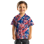 Kansas Jayhawks Hawaiian Shirt – Palm Leaves