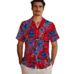 Kansas Jayhawks Hawaiian Shirt – Palm Sunset