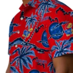 Kansas Jayhawks Hawaiian Shirt – Palm Sunset