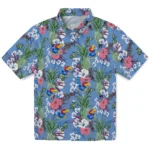 Kansas Jayhawks Hawaiian Shirt – Pineapple Bouquet