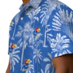 Kansas Jayhawks Hawaiian Shirt – Vintage Palm Tree