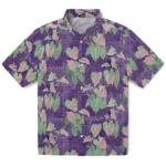 Kansas State Wildcats Hawaiian Shirt – Anthurium Overlay