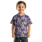 Kansas State Wildcats Hawaiian Shirt – Anthurium Overlay