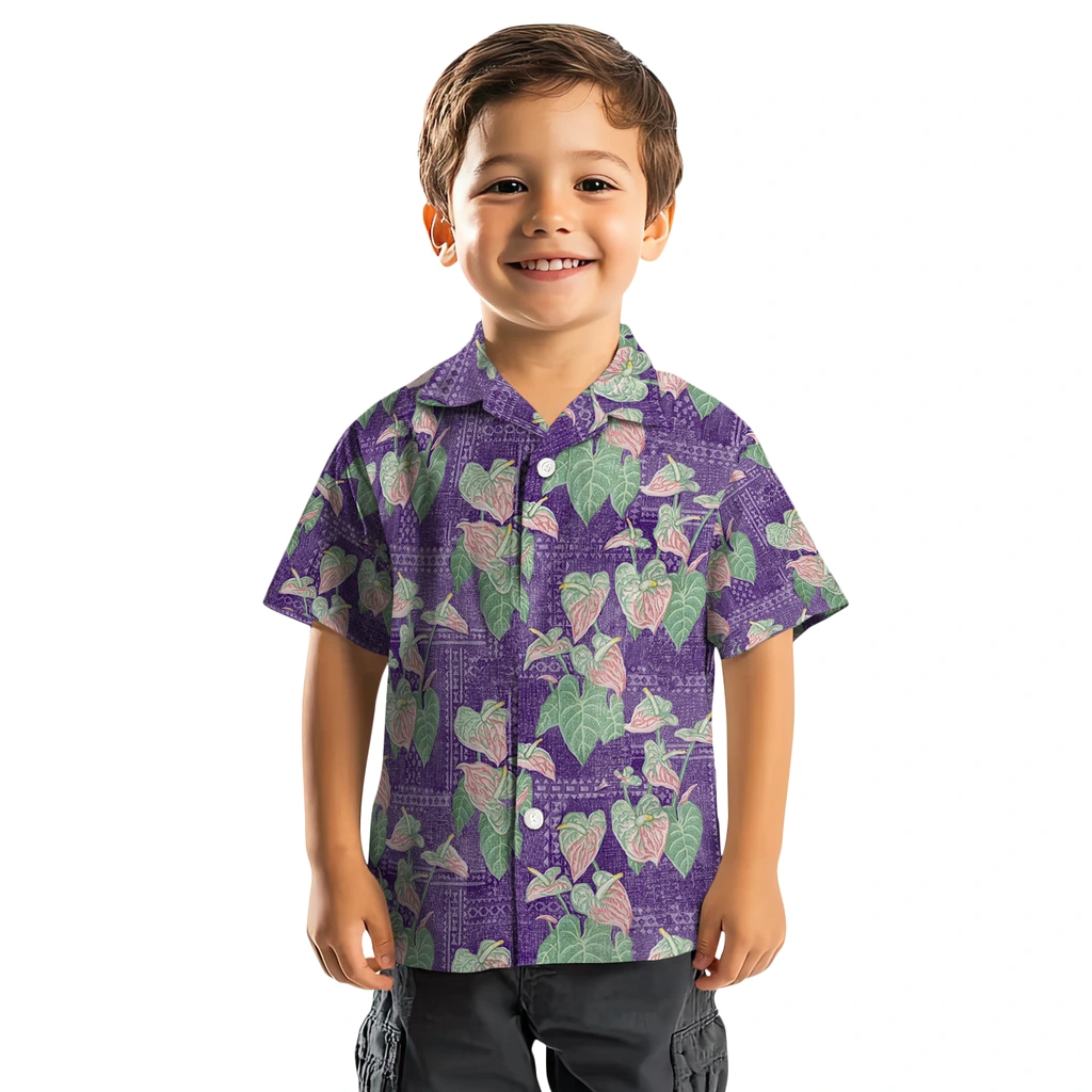 Kansas State Wildcats Hawaiian Shirt - Anthurium Overlay kansas state wildcats anthurium overlay purple hawaiian shirts top rated