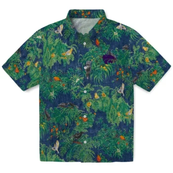 kansas state wildcats bird canopy green hawaiian shirts best selling