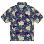 Kansas State Wildcats Hawaiian Shirt – Flamingo Hibiscus