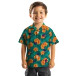 Kansas State Wildcats Hawaiian Shirt – Hibiscus and Palm Leaves