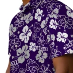 Kansas State Wildcats Hawaiian Shirt – Hibiscus Flower Design