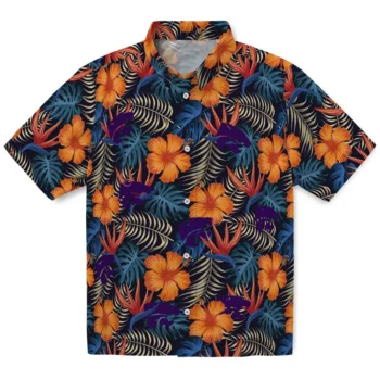 kansas state wildcats hibiscus foliage hawaiian shirts best selling