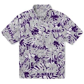 kansas state wildcats hibiscus overlay hawaiian shirts best selling