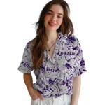 Kansas State Wildcats Hawaiian Shirt – Hibiscus Overlay
