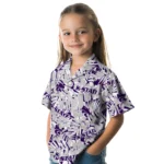 Kansas State Wildcats Hawaiian Shirt – Hibiscus Overlay