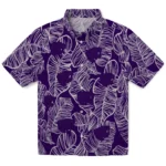 Kansas State Wildcats Hawaiian Shirt – Leaf Outline